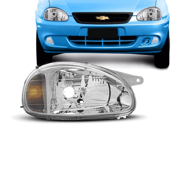 semioptica derecha chevrolet corsa 2000 / 2010 lisa