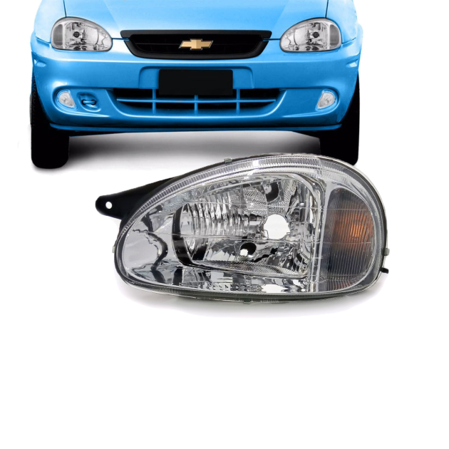 semioptica izquierda chevrolet corsa 2000 / 2010 lisa