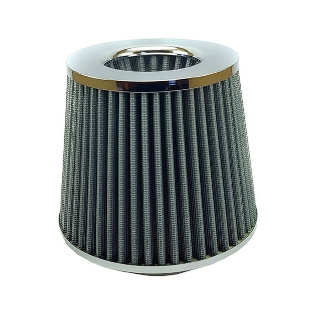 filtro de aire bi conico competicion 76mm azul oregon