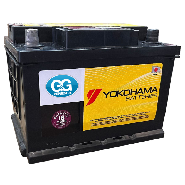 bateria yokohama 75 amp ( garantia 18 meses ) positivo izquierdo