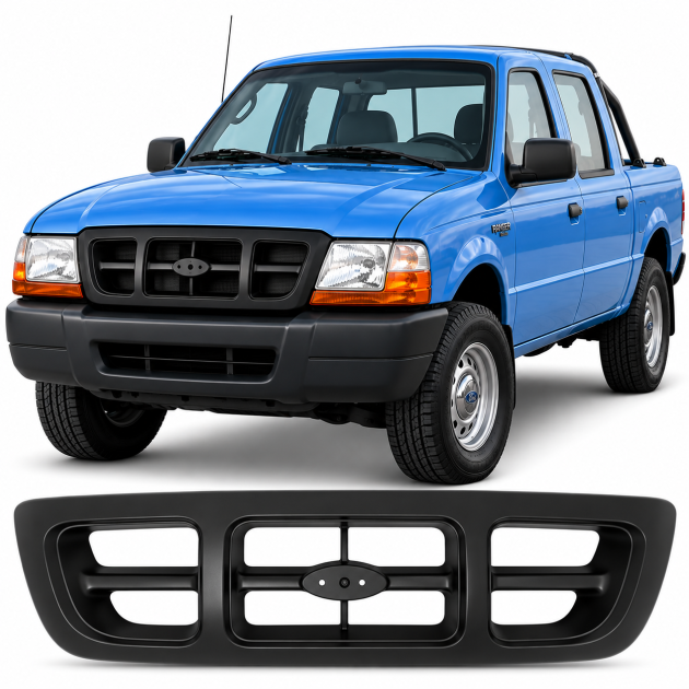 careta ford ranger 1998 2005 negra