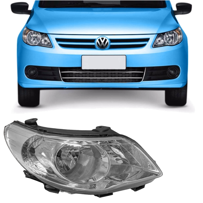 semioptica derecha vw gol g5 doble parabola h7 h1 2009 2013