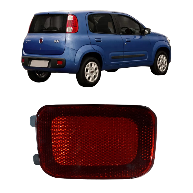 ojo de gato farol d paragolpe fiat uno evo 2010 2014