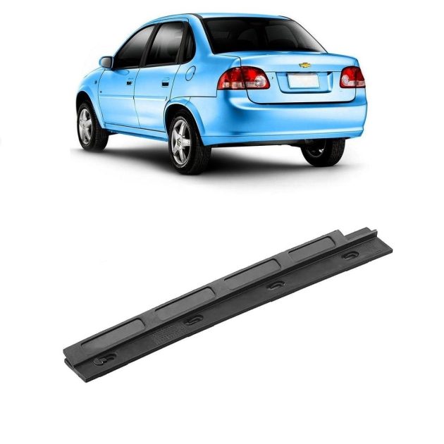 soporte guía de paragolpe trasero izquierdo chevrolet classic 2011 2016