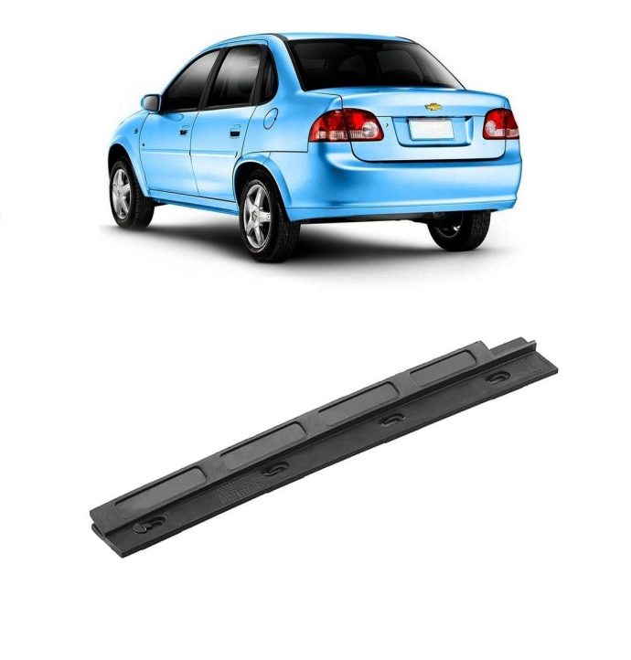 soporte guía de paragolpe trasero izquierdo chevrolet classic 2011 2016