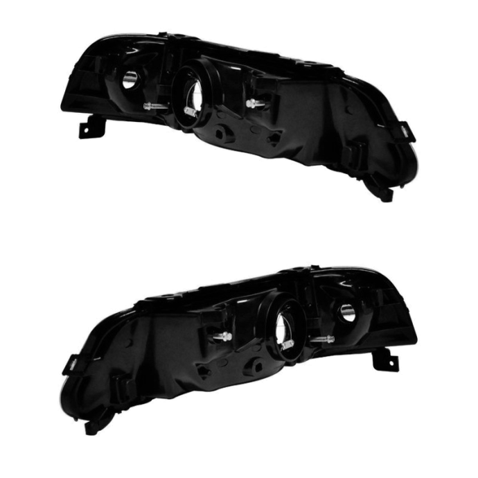kit 2 semiopticas + 2 led vw gol parati saveiro g3 2000 2005