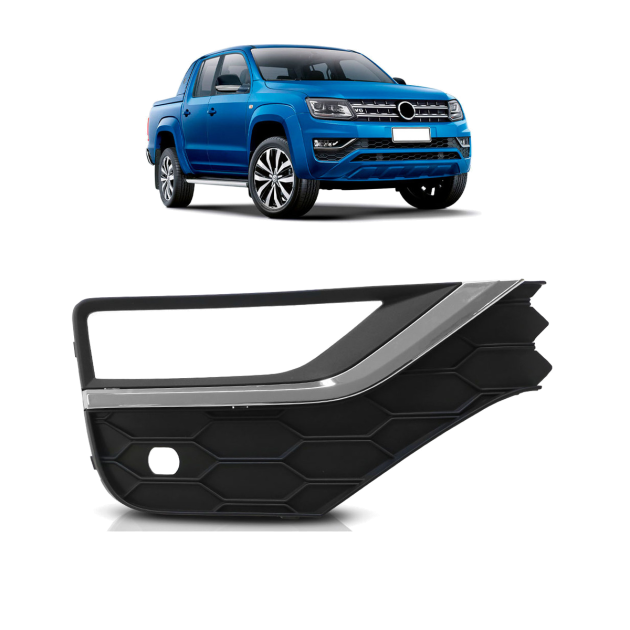 marco rejilla de caminero derecha cromada vw amarok 2018/...