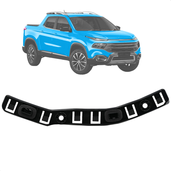 soporte guia de paragolpe derecha fiat toro 2019 2023