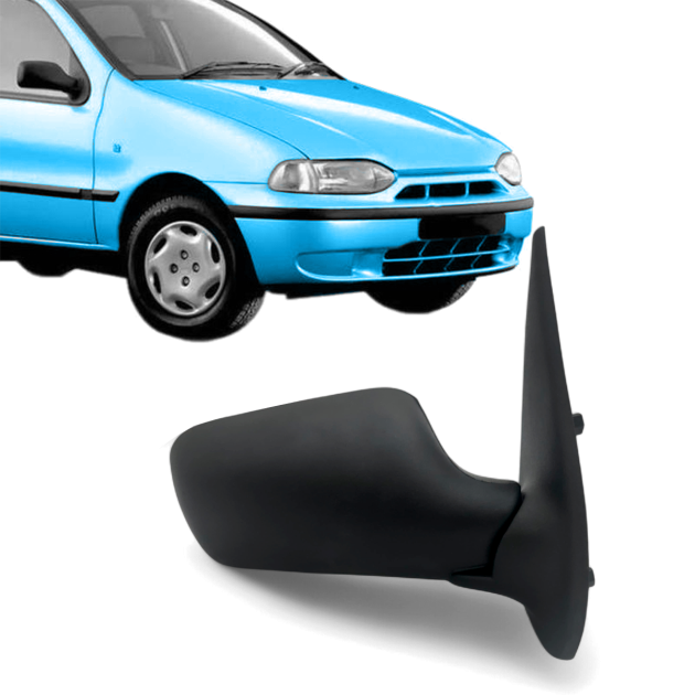 espejo izquierdo fiat palio siena 4 puertas con control 1996 2000 (copia)
