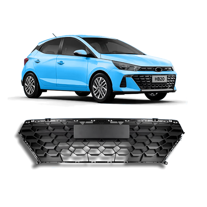 rejilla central de paragolpe negra hyundai hb20 2023/...