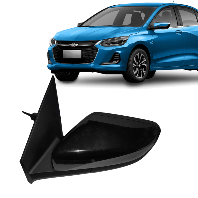espejo con control izquierdo chevrolet onix 2020/... plus