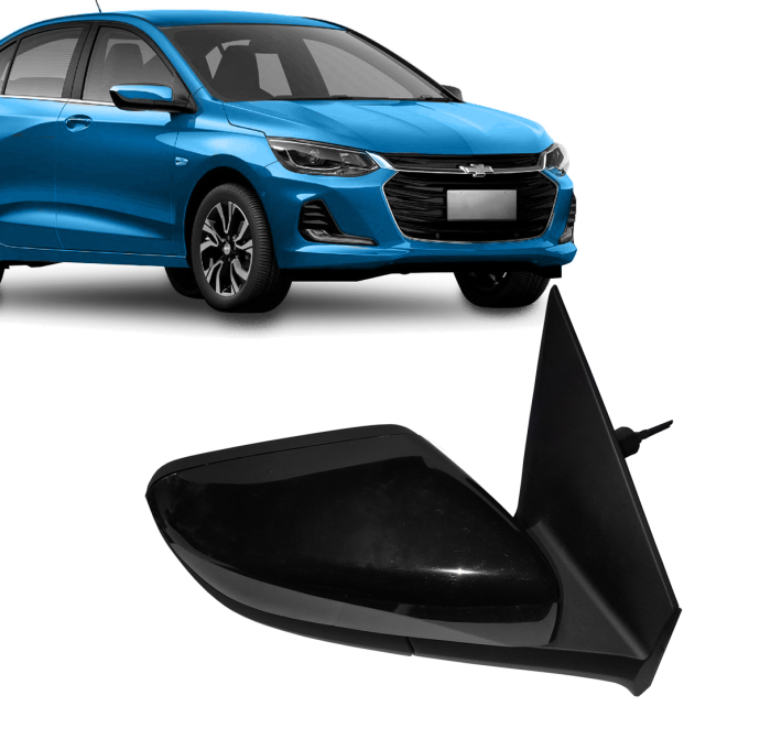 espejo con control izquierdo chevrolet onix 2020/... plus