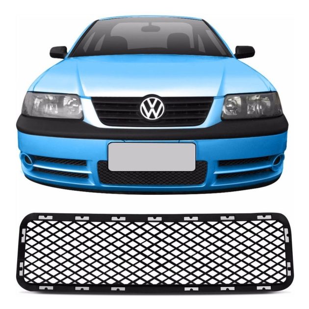 rejilla central de paragolpe vw gol parati saveiro g3 fase 2 2003 2005