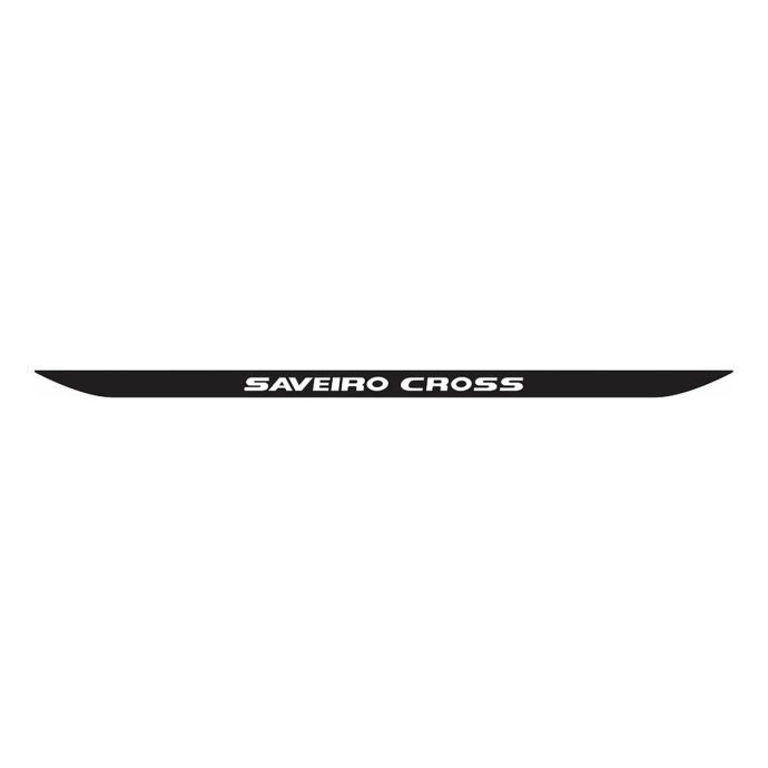 emblema adhesivo insignia porton trasero saveiro cross negro
