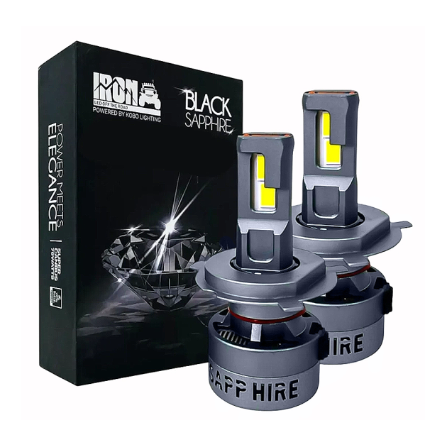 cree led h4 ir100 iron black sapphire super canbus 75w