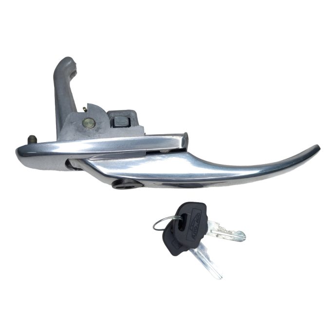 manija de puerta exterior izquierda con llave fiat 600