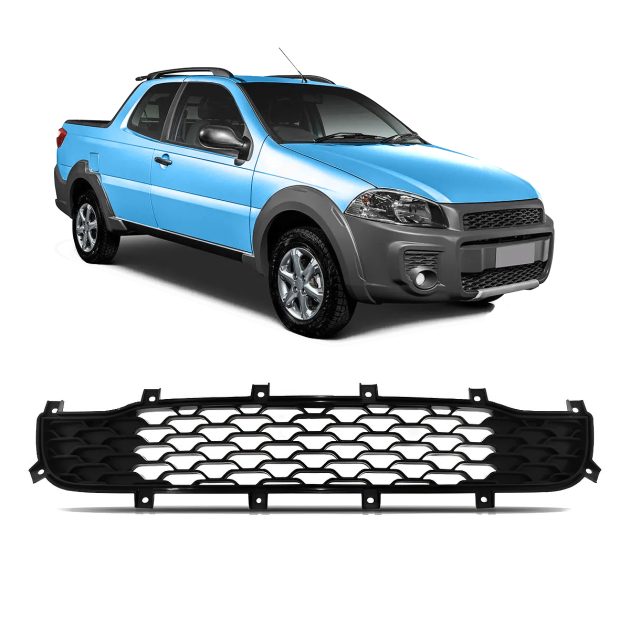 rejilla central de paragolpe fiat strada working 2014/...