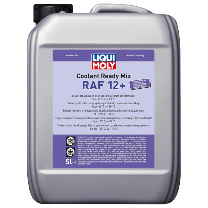 liquido refrigerante liqui moly coolant ready mix raf12+