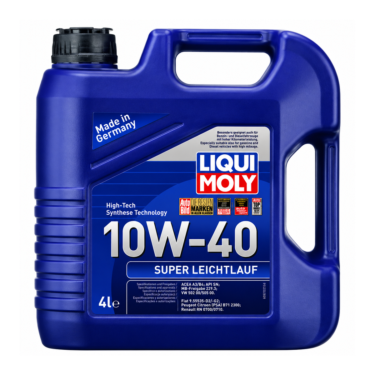 aceite 10w40 liqui moly super leichtlauf 4lt