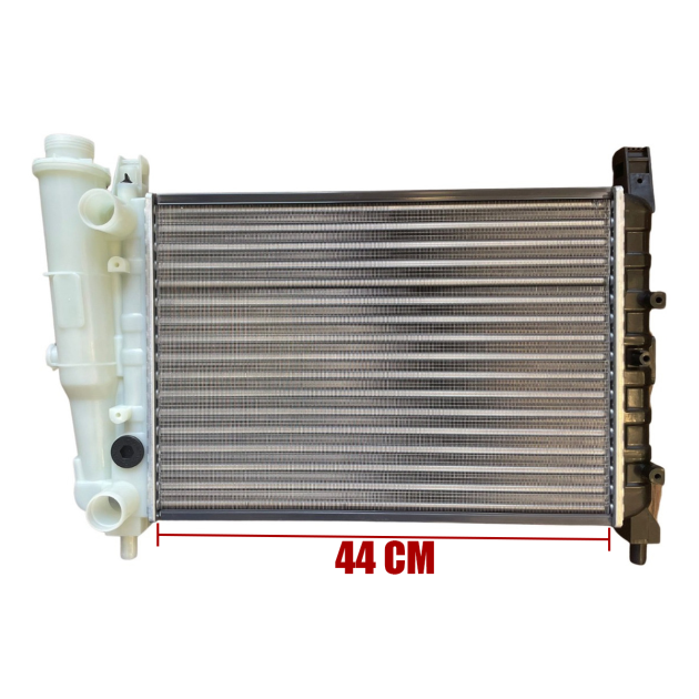 radiador fiat uno fire nafta 2007 2013 44cm con deposito