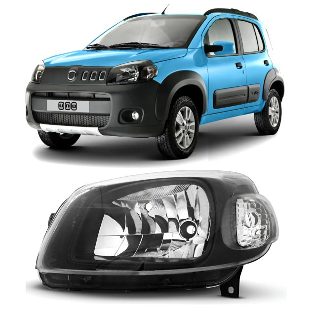 semioptica izquierda fondo negro fiat fiorino fire evo 2014 – 2021
