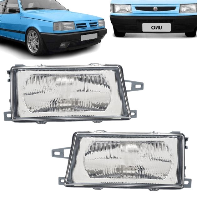 kit 2 semiopticas fiat uno fiorino duna premio 1991 2003 ambos lados
