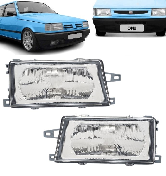 kit 2 semiopticas fiat uno fiorino duna premio 1991 2003 ambos lados