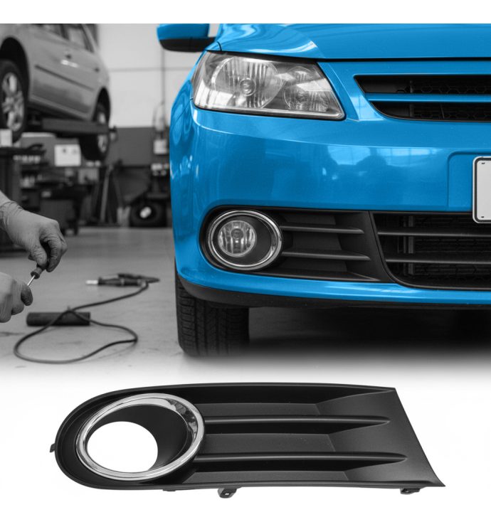 rejilla lateral con aro cromado derecho vw gol saveiro g5 2009 2013