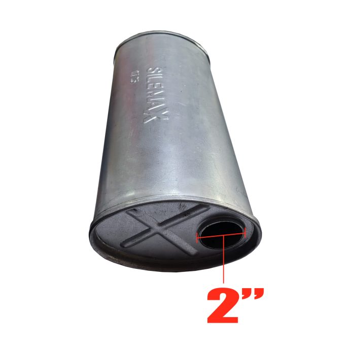 silenciador caño de escape universal adaptable 42cm