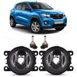 kit 2 faro auxilar caminero + 2 lamparas renault kwid