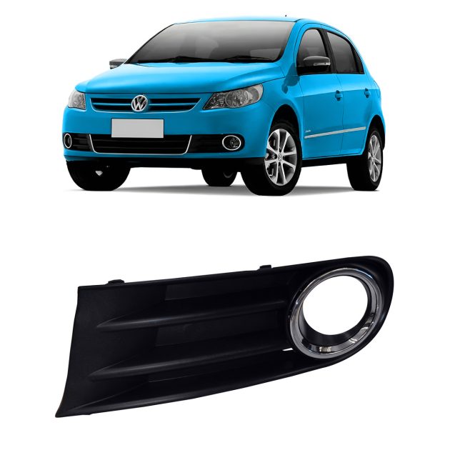 rejilla lateral con aro cromado izquierdo vw gol saveiro g5 2009 2013