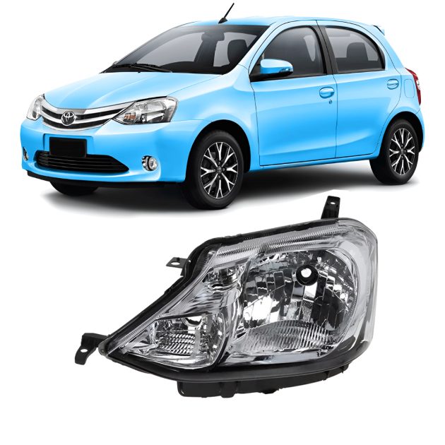 semioptica cromada derecha toyota etios 2013 2016