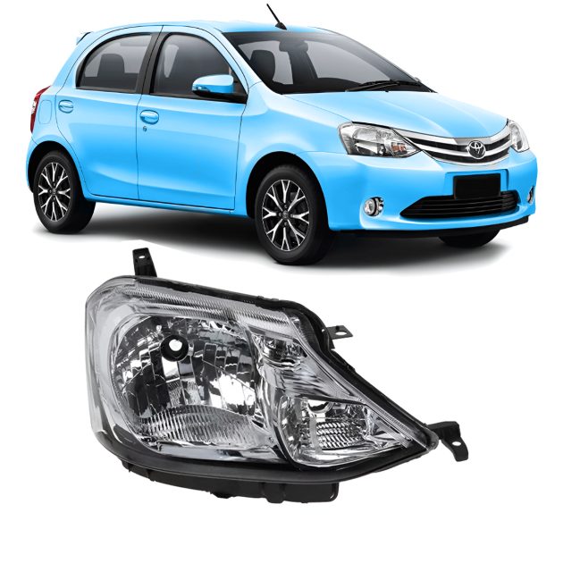 semioptica cromada derecha toyota etios 2013 2016