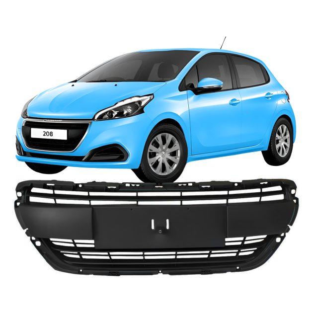 careta negra peugeot 208 2016 2019 brasil