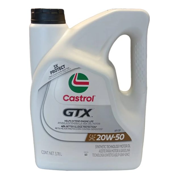 Aceite 20w50 Castrol GTX 3.78L