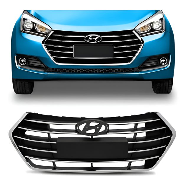 careta hyundai hb20 sedan 2017 2019 con molduras cromada
