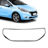 moldura marco cromado de careta peugeot 208 2013 2015