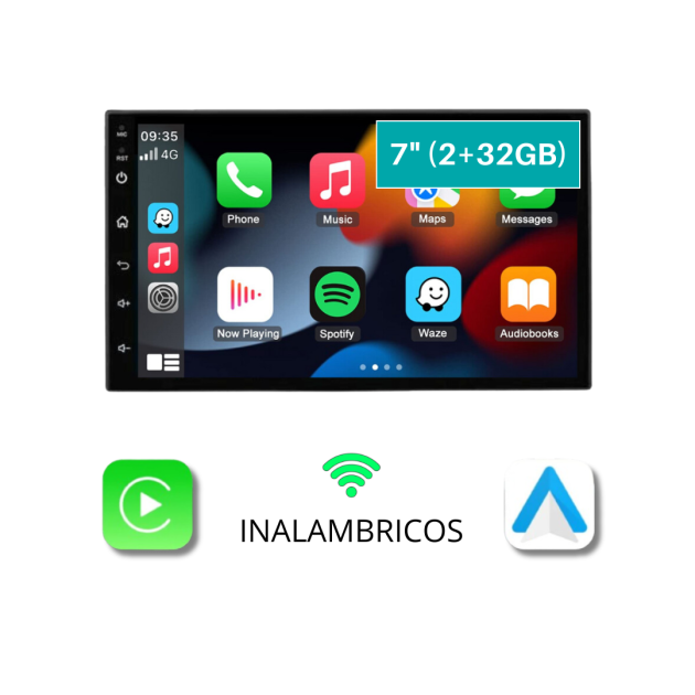radio con pantalla quantum qy7full6 android carplay