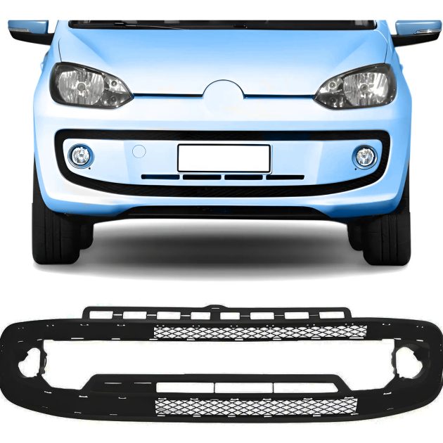 rejilla central de paragolpe vw up! 2015 2016 con agujero caminero