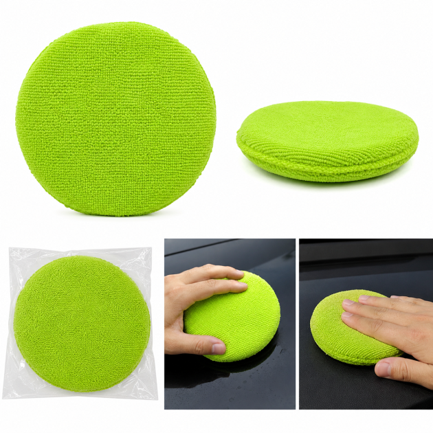 aplicador de microfibra cera silicona selladores abrillantadores