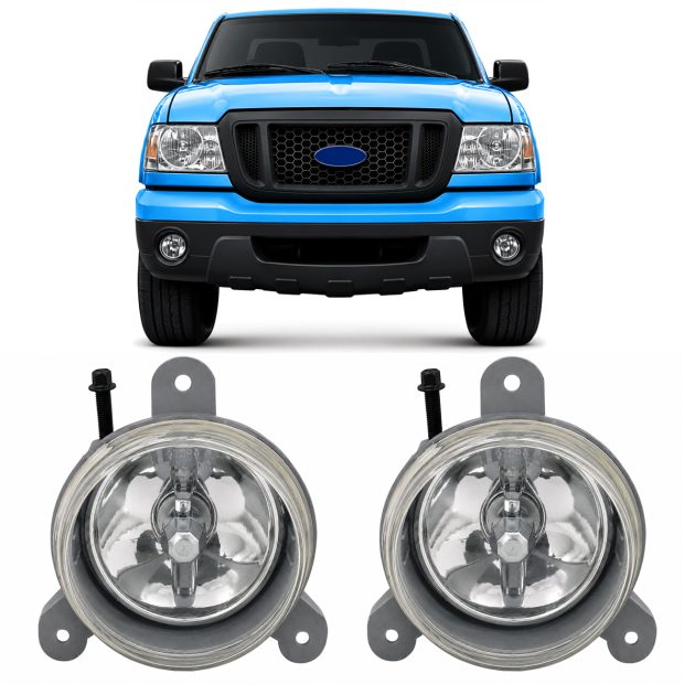 kit 2 faro auxiliar camineros ford ranger 2006 / 2009