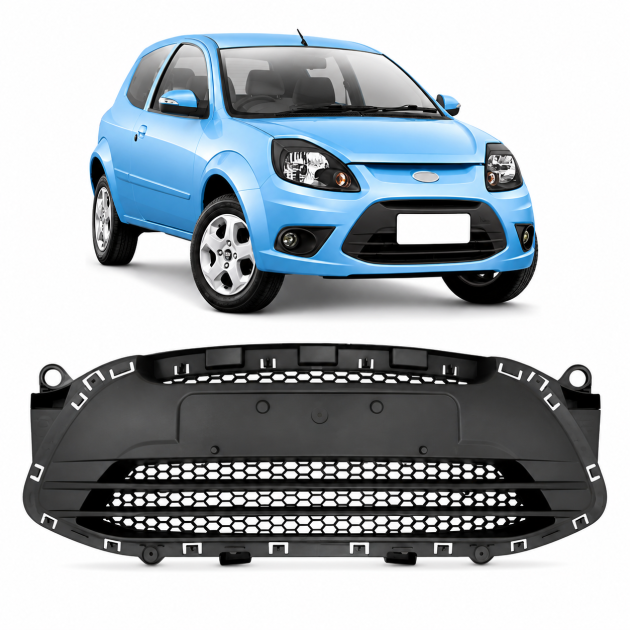 rejilla central de paragolpe ford ka 2013 2014
