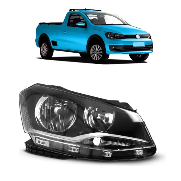 semioptica derecha vw saveiro g6 2014 2015 doble parabola