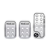 pedaleras deportivas sparco aluminio universal 3 piezas opc04060000