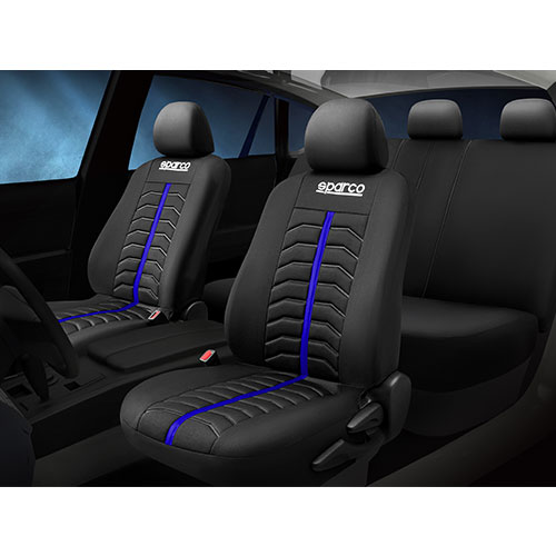 cubre asiento sparco negro/azul 11 piezas spc3502bl