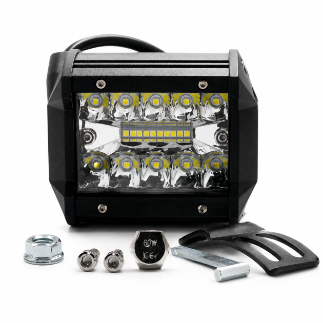 faro auxiliar caminero led luxled 60w 12/24v 10cm bar18max