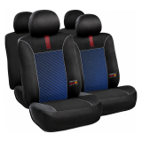 cubre asiento tela red bull racing negro azul universal 10 piezas rbsc006br