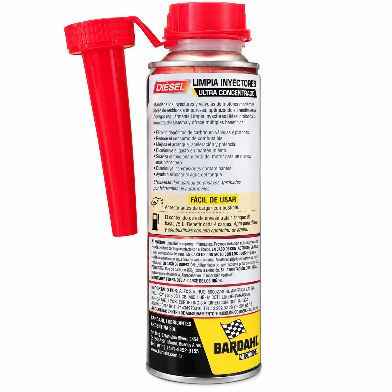 limpia inyectores diesel bardahl ultra concentrado 230ml