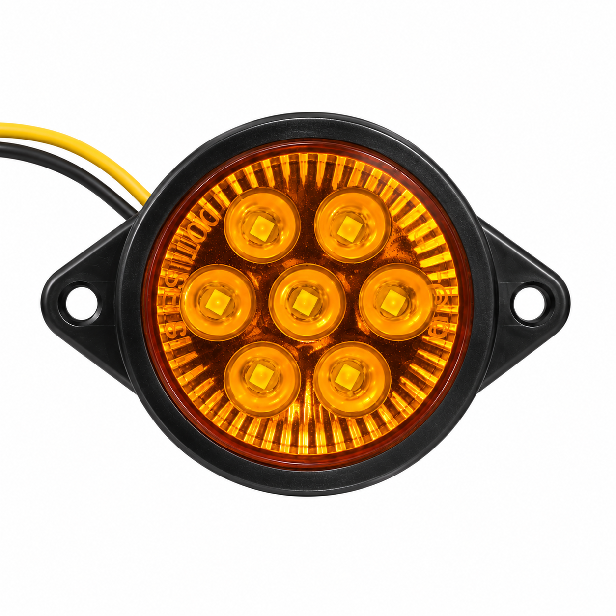 faro led Ámbar 7 led 12 24v 2,8w kb s027amb
