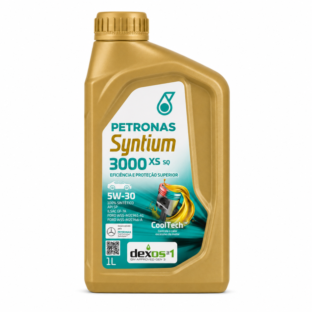 aceite 5w30 petronas syntium 3000 xs sq sintético 1l api sp